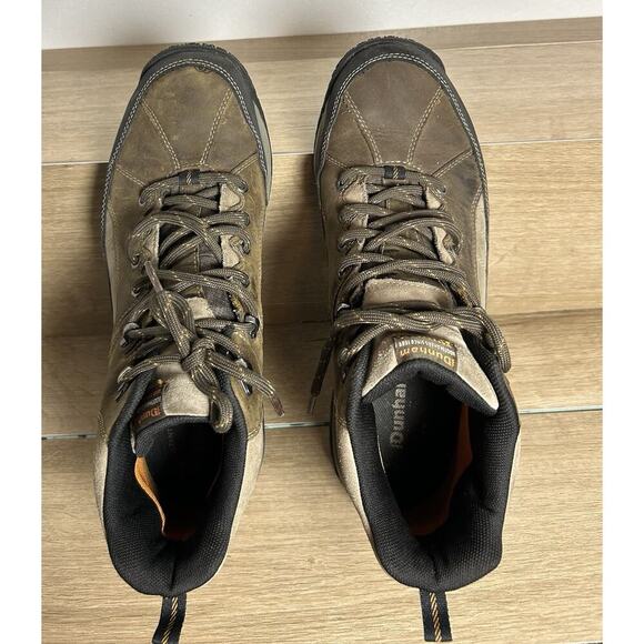 Dunham Men's Lawrence Brown Lace Up Boots Size 12 Waterproof Hiking Leather EUC - Picture 5 of 6